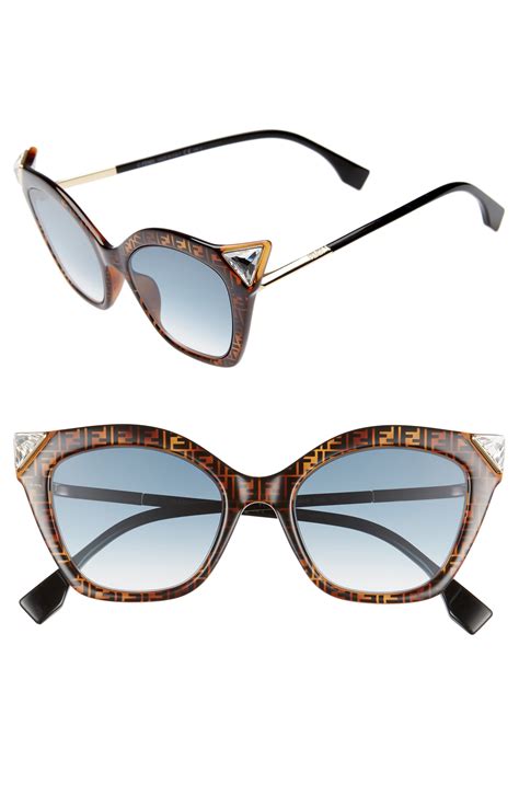 fendi gradient cat eye sunglasses|Fendi sunglasses women cat eye.